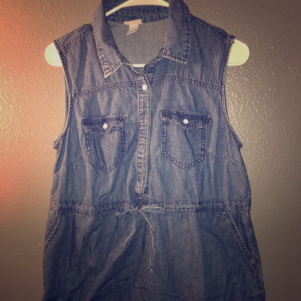 Jean dress.